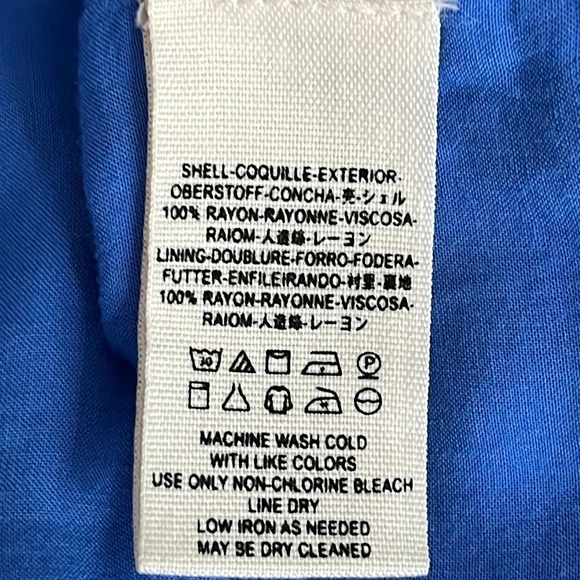 Free People Tallula Wide Sleeve Boho Dress in Blue Combo - Size Large - Picture 8 of 9